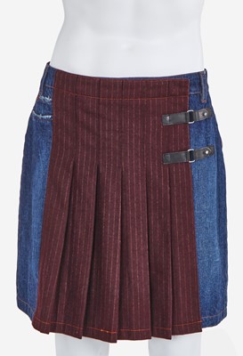 Lot 97 - A Jean Paul Gaultier men's kilt, probably 'Grand Voyage' collection, Autumn-Winter 1994-95