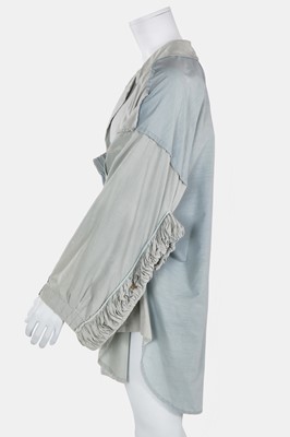 Lot 40 - A rare John Galliano cotton and linen shirt, 'Fallen Angels' collection, Spring-Summer 1986