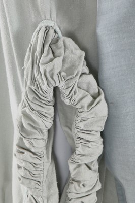 Lot 40 - A rare John Galliano cotton and linen shirt, 'Fallen Angels' collection, Spring-Summer 1986
