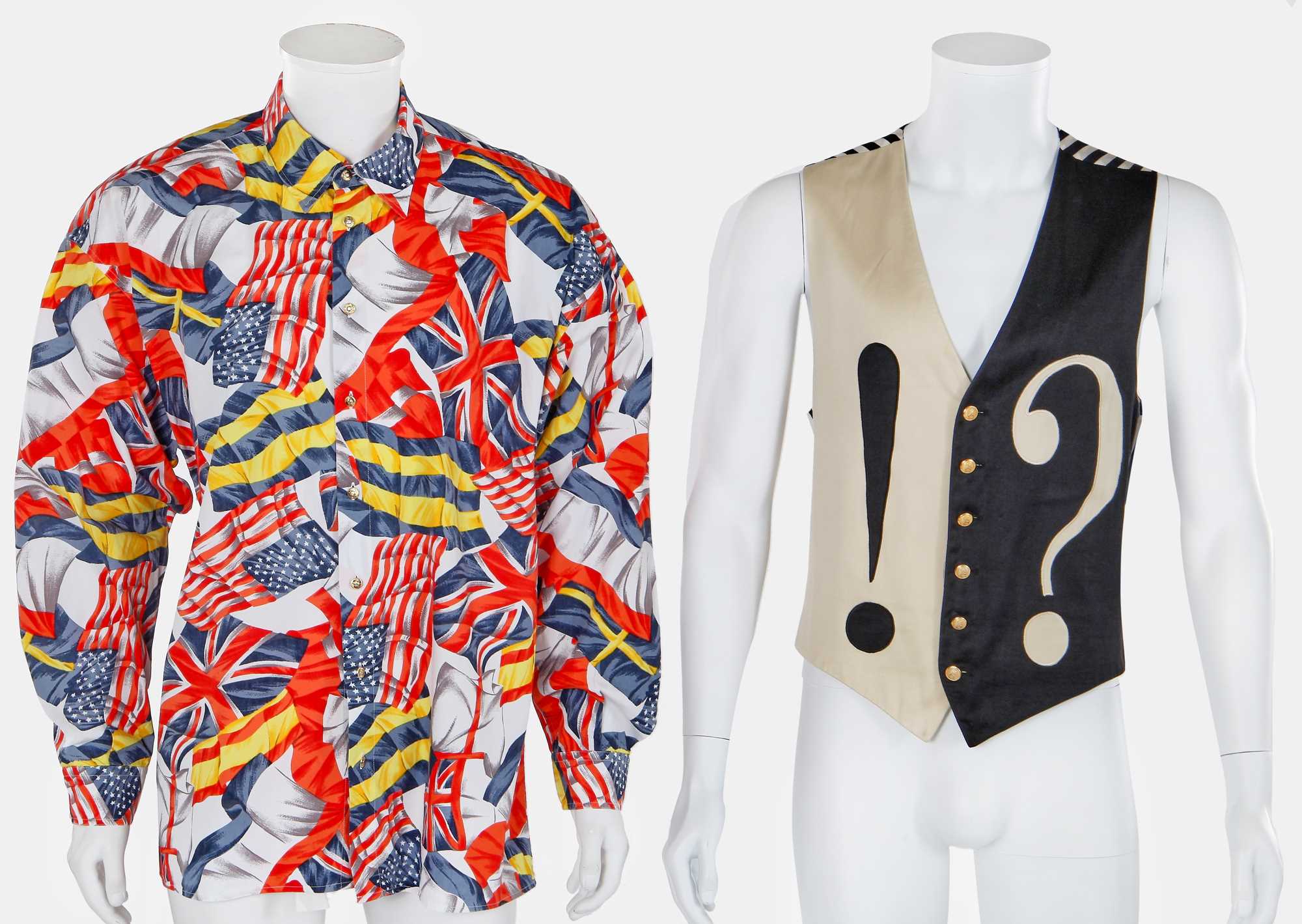 Lot 43 - A colourful group of men's tops, 1980s-modern