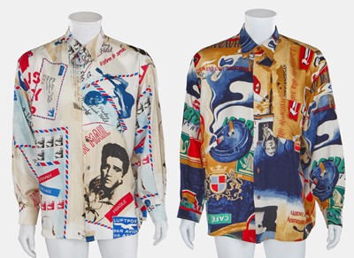 Lot 43 - A colourful group of men's tops, 1980s-modern