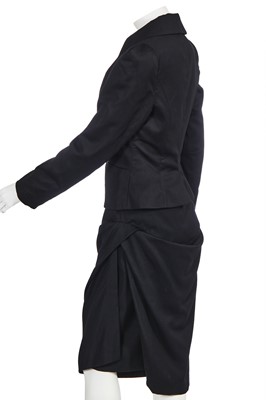 Lot 41 - A Vivienne Westwood black wool suit, circa 2010
