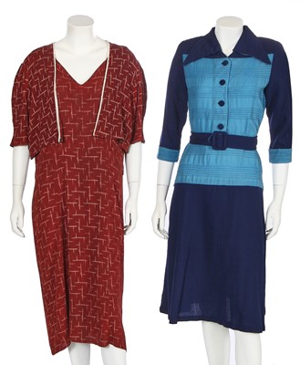 Lot 352 - A group of clothing, 1930s-1940s