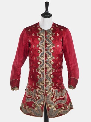 Lot 1 - A gentleman's sleeved waistcoat, 1760s