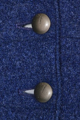 Lot 2 - A Chanel blue wool coat, Autumn-Winter 1999-2000