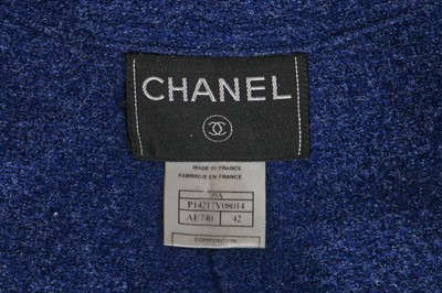 Lot 2 - A Chanel blue wool coat, Autumn-Winter 1999-2000