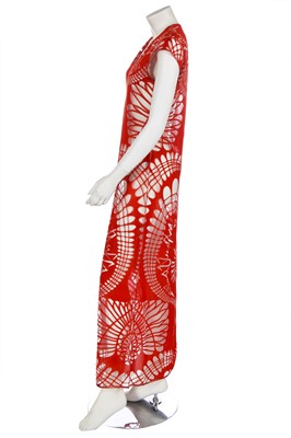 Lot 75 - A Jean Paul Gaultier orange viscose dress, circa 2000