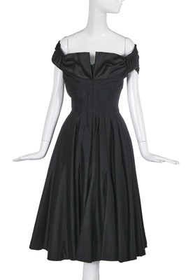 Lot 453 - A Jaques Fath haute couture evening dress, probably Balmain, Autumn-Winter 1954-55