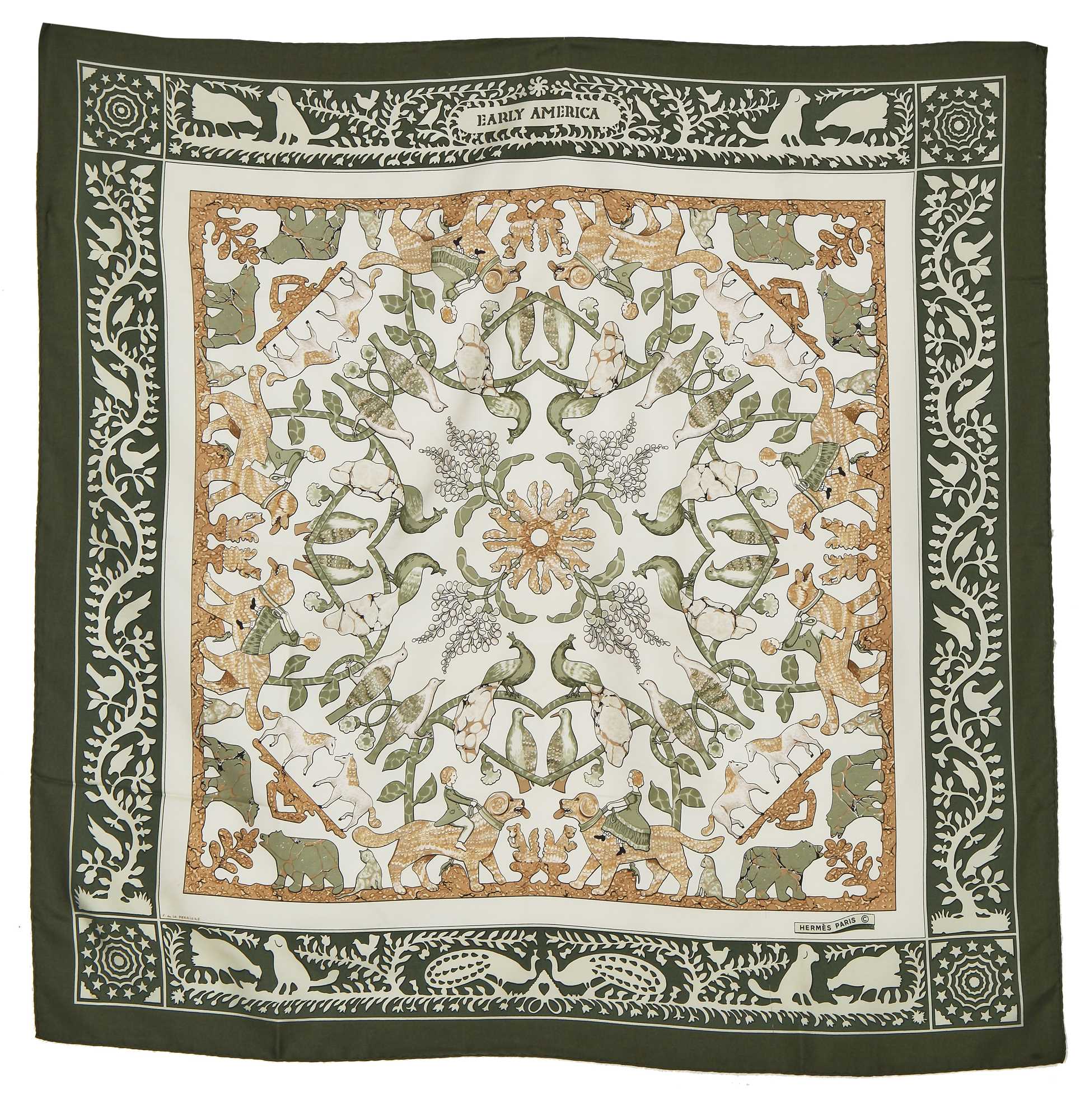 Lot 28 - A group of Hermès silk scarves