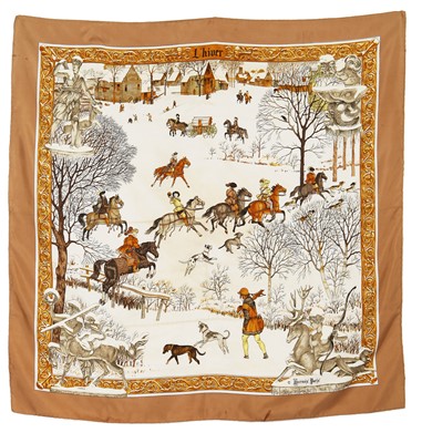 Lot 28 - A group of Hermès silk scarves