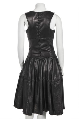 Lot 45 - An Alexander McQueen by Sarah Burton leather dress, 2012 studio sample