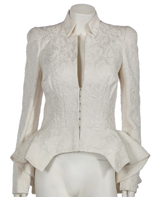 Lot 46 - An Alexander McQueen by Sarah Burton jacket, 2012 press sample