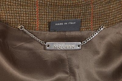 Lot 58 - An Alexander McQueen tweed hacking jacket, pre-collection, Autumn-Winter 2009-10