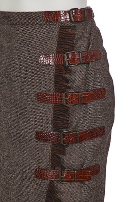 Lot 59 - An Alexander McQueen coat and skirt ensemble, 'Widows of Culloden', Autumn-Winter 2006-7