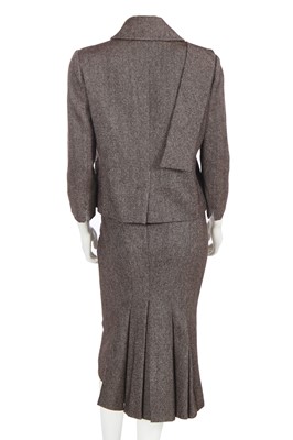 Lot 60 - An Alexander McQueen wool skirt suit, 'The Man Who Knew Too Much' Autumn-Winter 2005-06