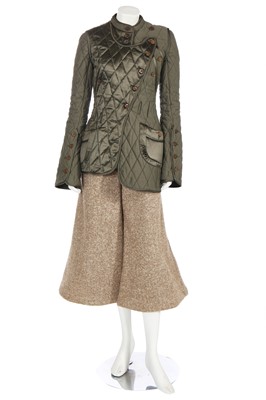 Lot 61 - An Alexander McQueen jacket and culottes ensemble