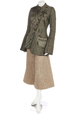 Lot 61 - An Alexander McQueen jacket and culottes ensemble