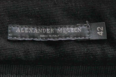 Lot 62 - An Alexander McQueen pleated showpiece skirt and belt, 'Scanners' collection, Autumn-Winter 2003-04