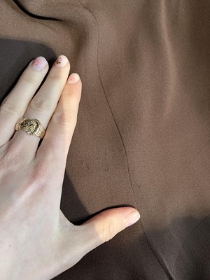 Lot 81 - A Thierry Mugler yellow and brown summer ensemble, circa 2000