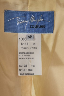 Lot 81 - A Thierry Mugler yellow and brown summer ensemble, circa 2000