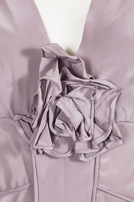 Lot 84 - An Yves Saint Laurent by Tom Ford brown skirt suit, early 2000s