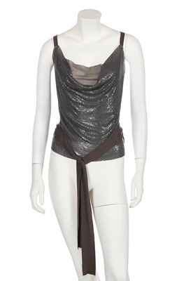 Lot 76 - A Jean-Paul Gaultier chainmail top, 2009