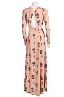 Lot 276 - An Ossie Clark/Celia Birtwell for Radley printed moss-crêpe dress, 1970s