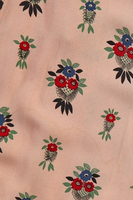 Lot 276 - An Ossie Clark/Celia Birtwell for Radley printed moss-crêpe dress, 1970s