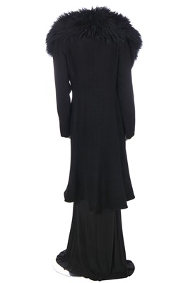 Lot 79 - A Vivienne Westwood black wool coat, 2000s