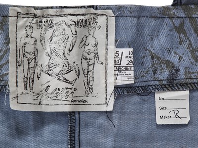 Lot 201 - A rare Anne Smith printed cotton ensemble, early 1980s