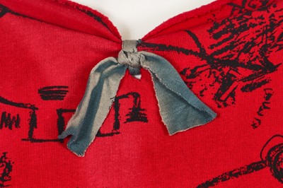 Lot 201 - A rare Anne Smith printed cotton ensemble, early 1980s
