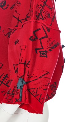 Lot 201 - A rare Anne Smith printed cotton ensemble, early 1980s