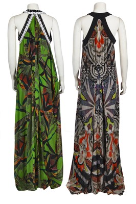 Lot 35 - Two Etro silk chiffon gowns, modern