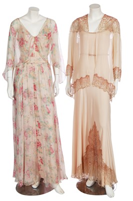 Lot 301 - A group of summer evening gowns, 1970s-modern