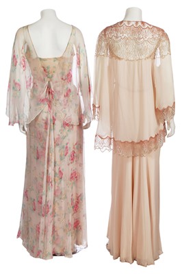 Lot 301 - A group of summer evening gowns, 1970s-modern