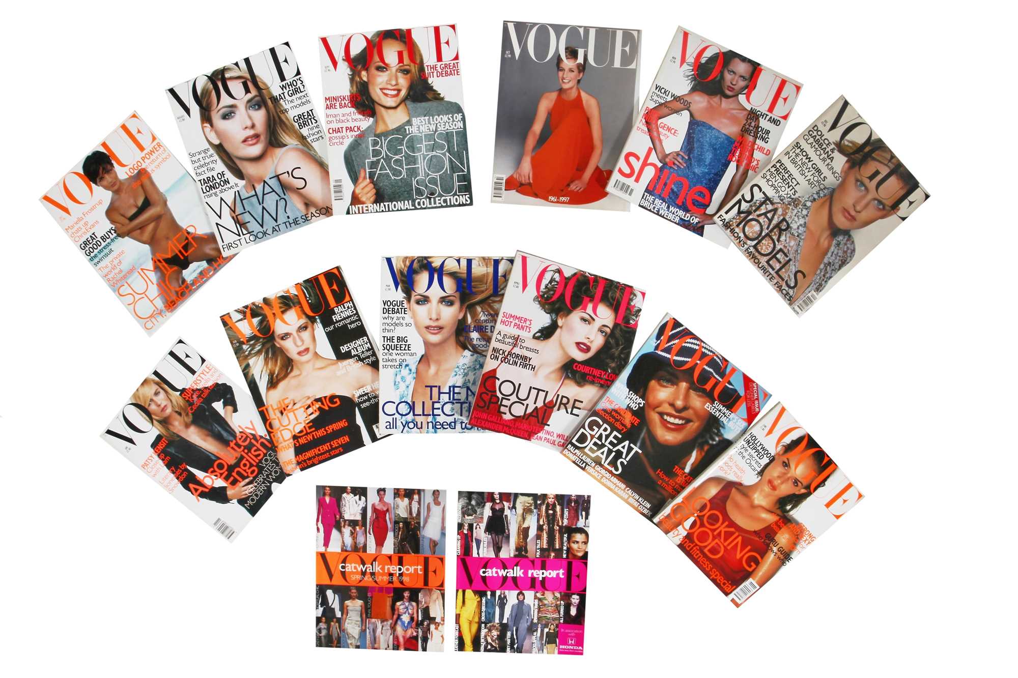 Lot 97 - British Vogue, 1997, complete run