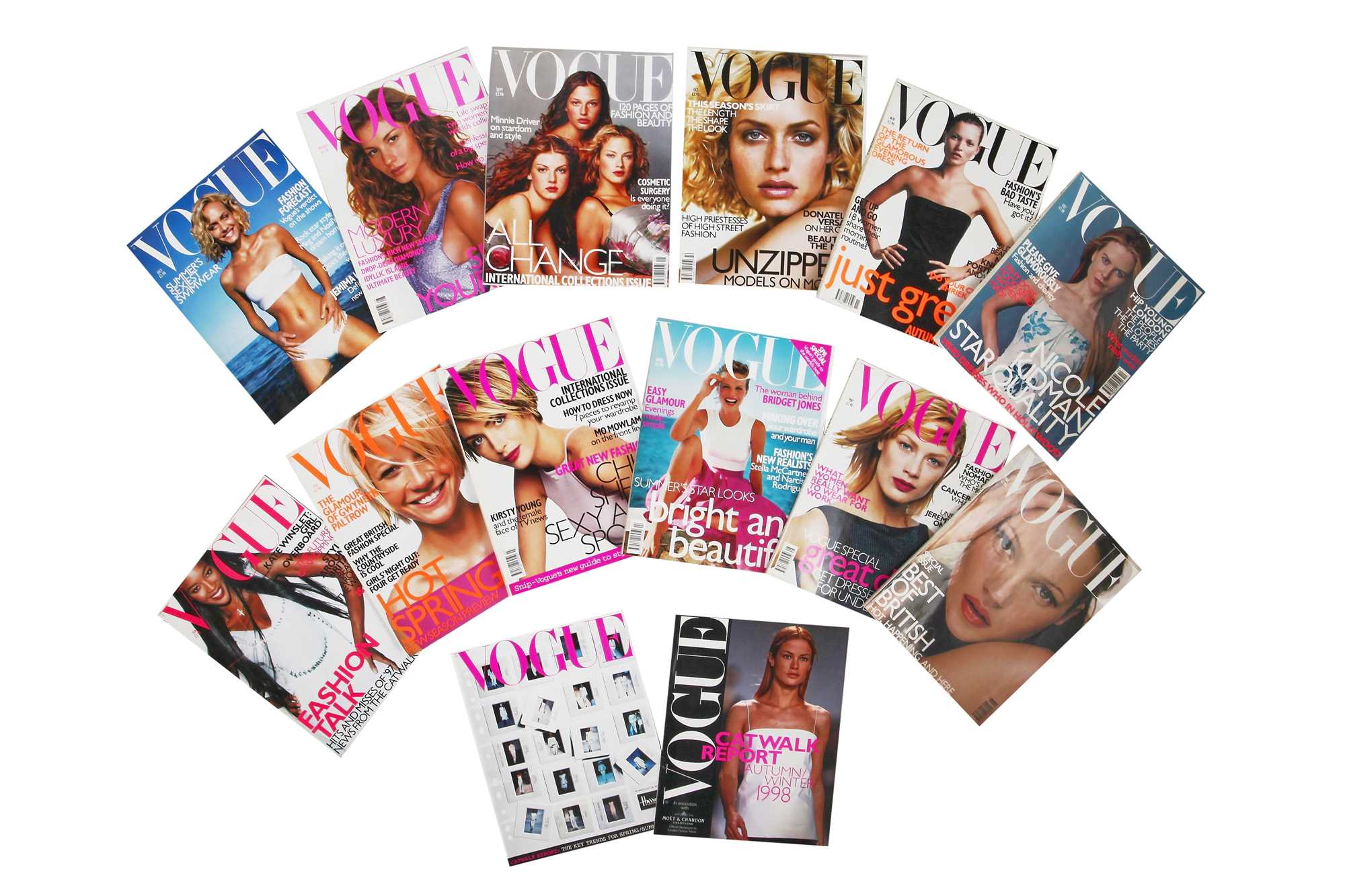 Lot 96 - British Vogue, 1998, complete run