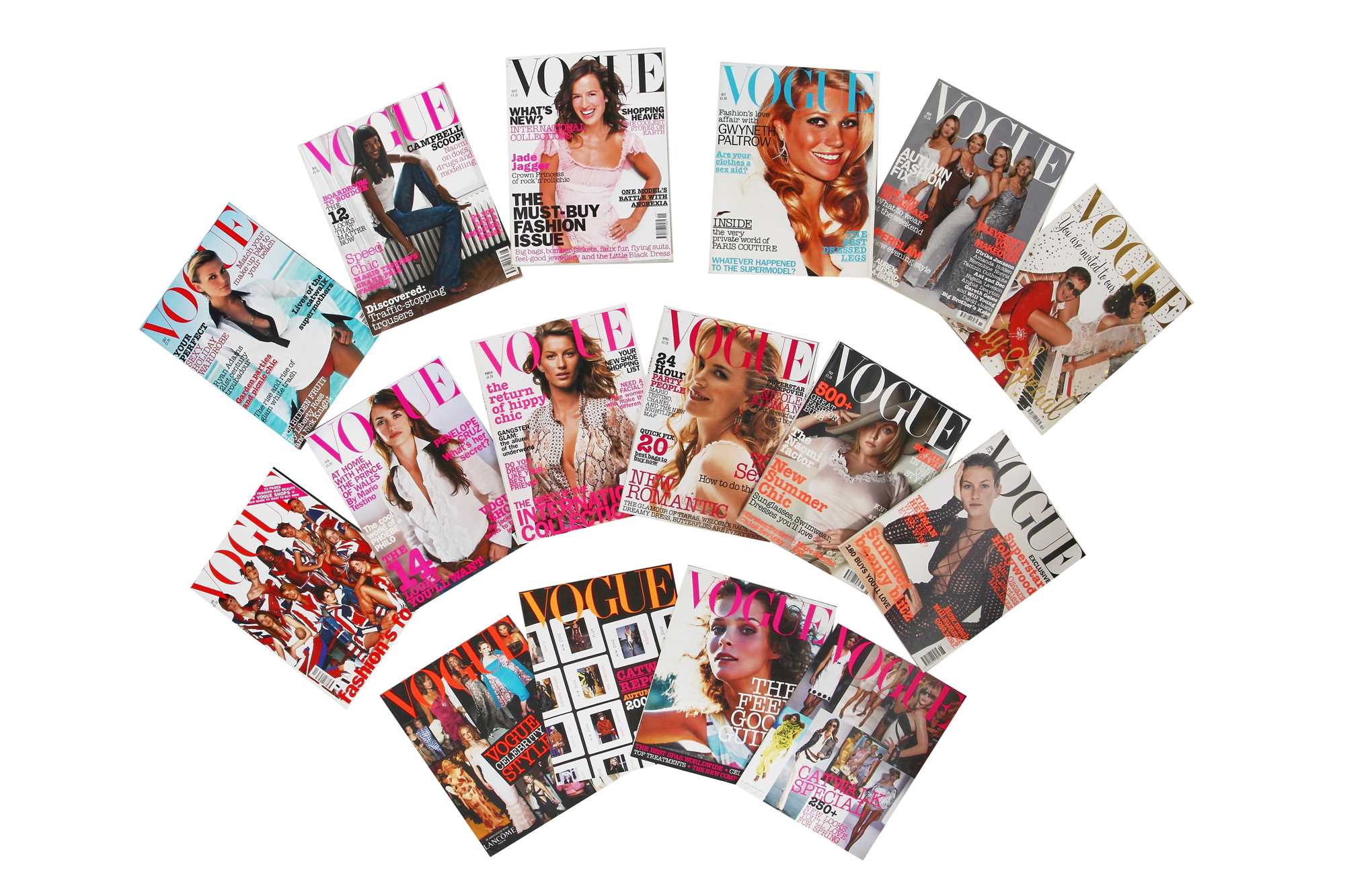 Lot 92 - British Vogue, 2002, complete run