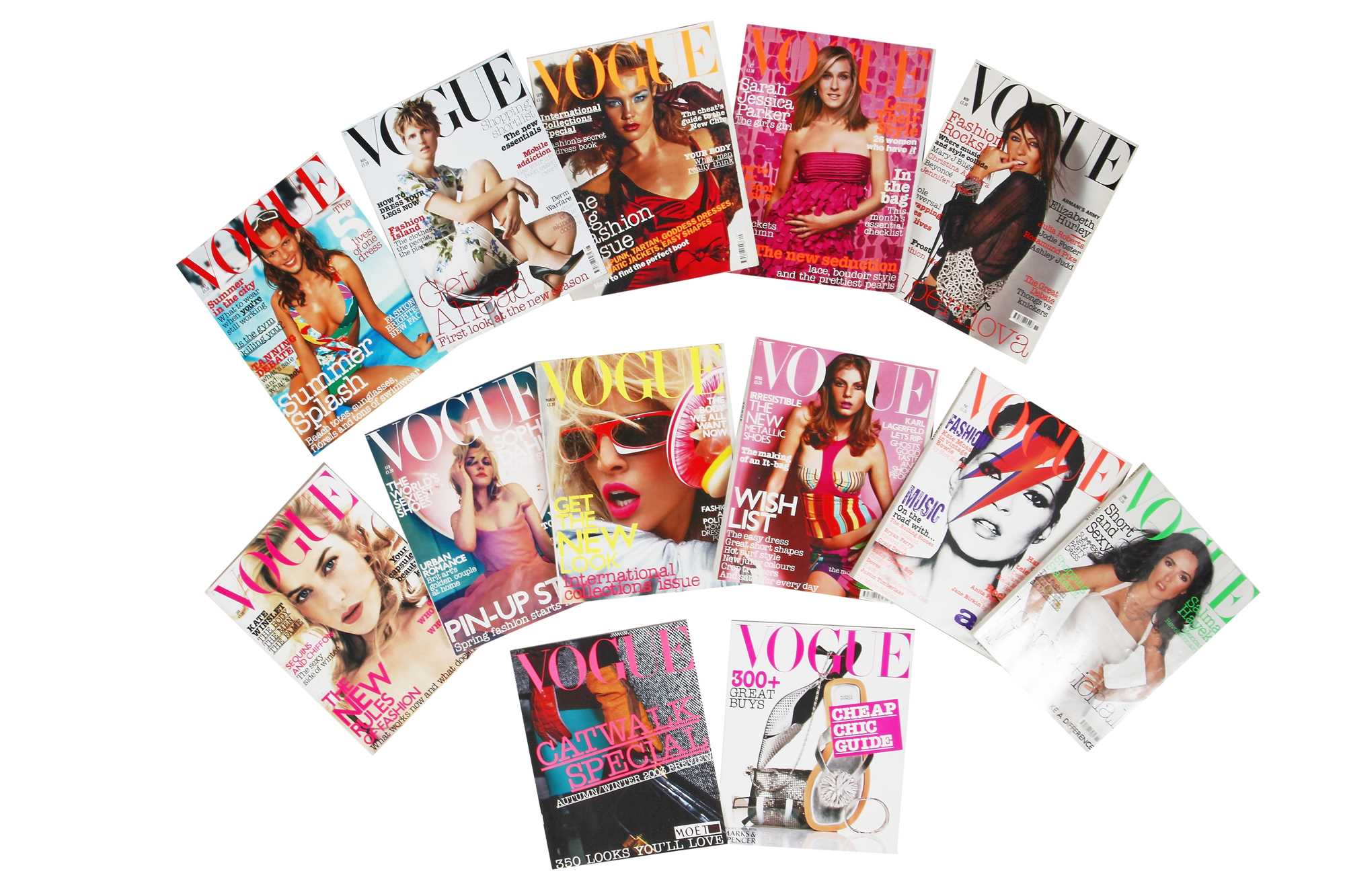 Lot 91 - British Vogue, 2003, near-complete run