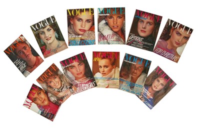 Lot 142 - British Vogue, 1981, 1982, 1987, and 1988; complete runs
