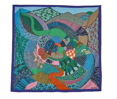 Lot 25 - An Hermès printed silk scarf, 2018