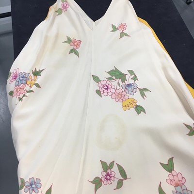 Lot 298 - Two Chloé crêpe de chine floral print dresses, early 1970s