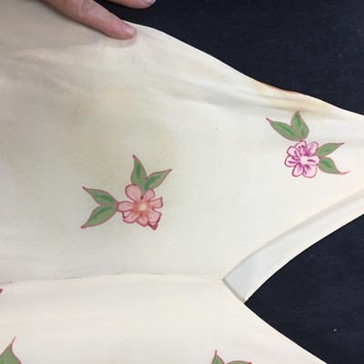 Lot 298 - Two Chloé crêpe de chine floral print dresses, early 1970s