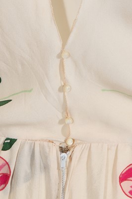 Lot 298 - Two Chloé crêpe de chine floral print dresses, early 1970s