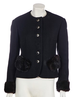 Lot 247 - A Christian Dior Iran by Marc Bohan woollen suit, circa 1970