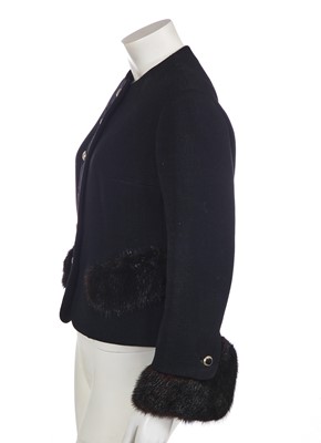 Lot 247 - A Christian Dior Iran by Marc Bohan woollen suit, circa 1970