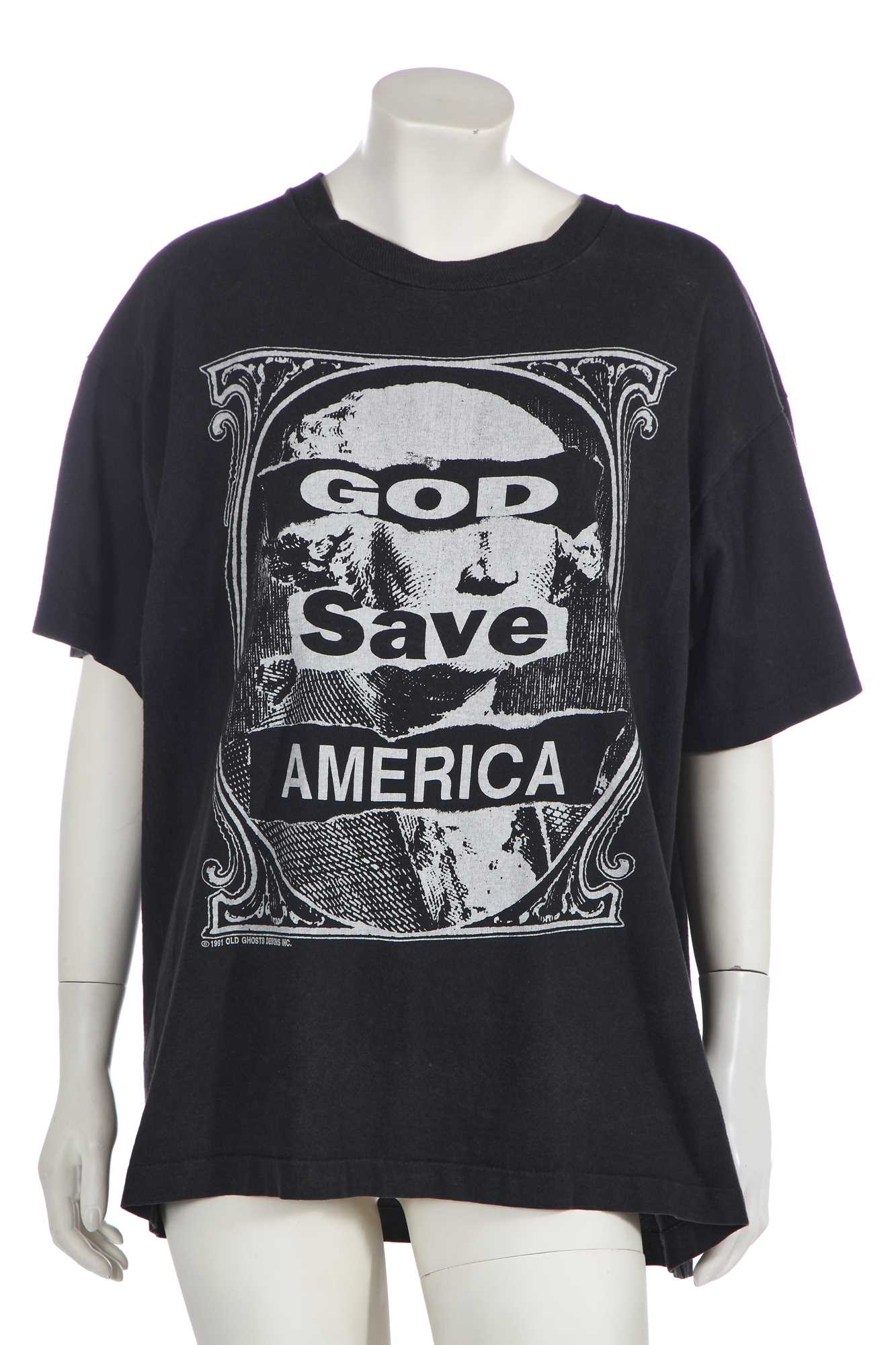 Lot 128 - An 'Old Ghosts' by John Grigley T-Shirt 1991,