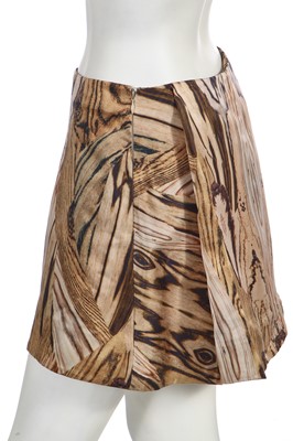 Lot 63 - An Alexander McQueen silk mini skirt, 'Natural Distinction, Un-natural Selection' collection, Spring-Summer 2009
