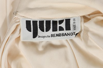 Lot 207 - A Yuki for Rembrandt jersey evening gown, circa 1980