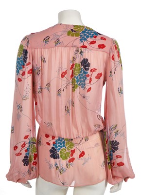 Lot 291 - An Ingeborg blouse, worn by Barbara Streisand in 'For Pete's Sake', 1974